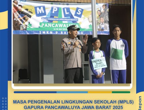 Masa Pengenalan Lingkungan Sekolah (MPLS) Pancawaluya Jawa Barat di SMKN 9 Bandung Hari Ketiga